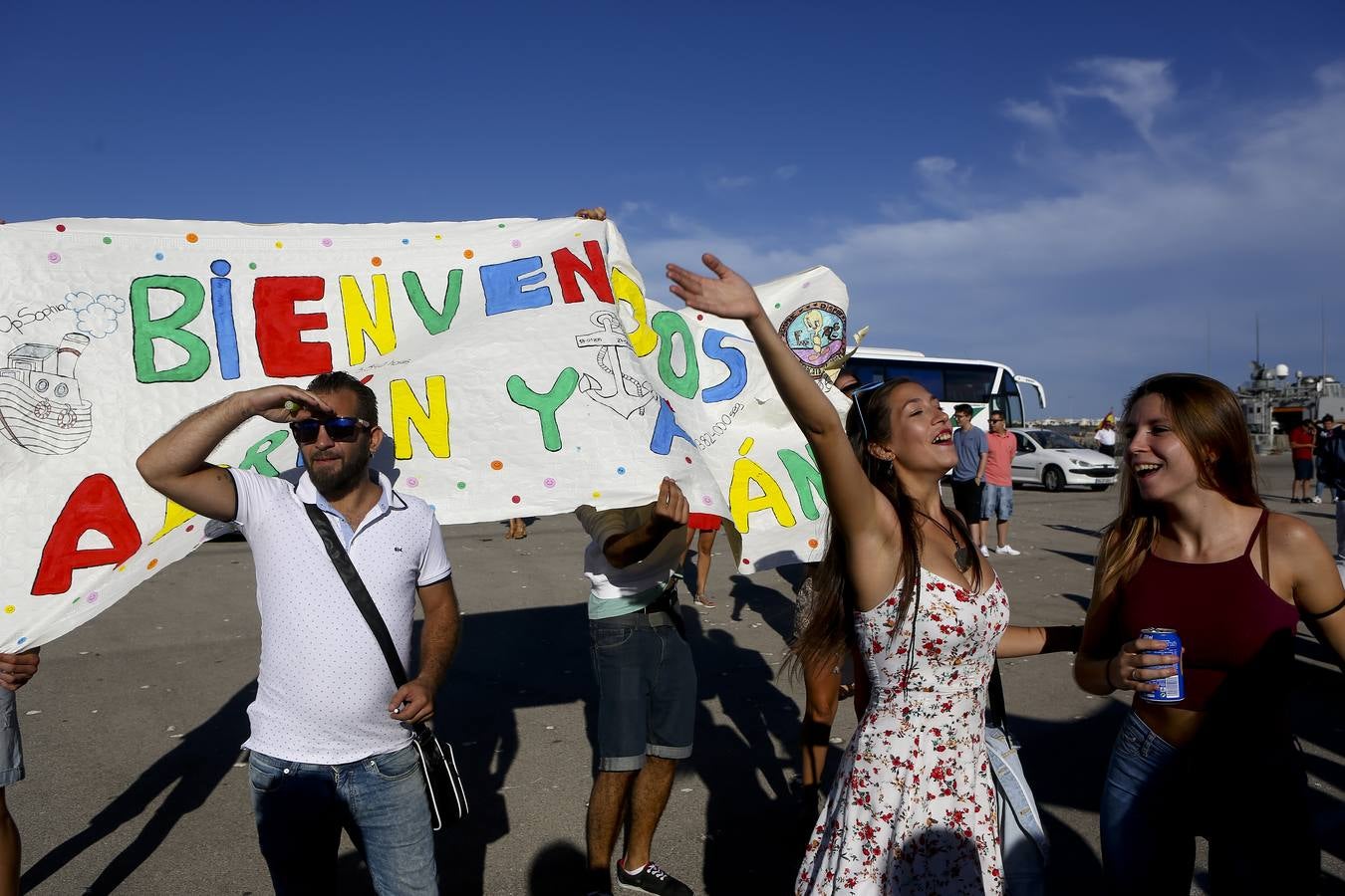 Llegada de la fragata Canarias a la Base de Rota