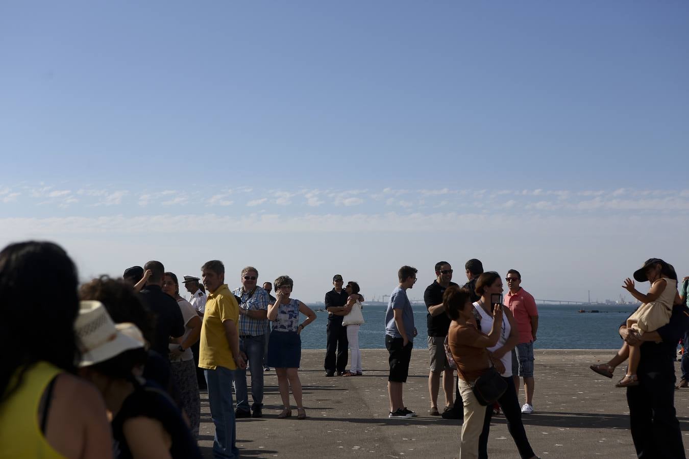 Llegada de la fragata Canarias a la Base de Rota