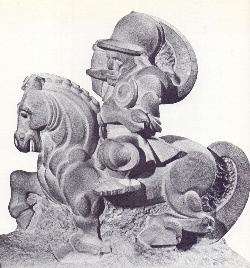 El Cid Campeador. Obra de juventud (1926) de Alberto Sánchez propiedad de la Diputación Provincial de Toledo. 