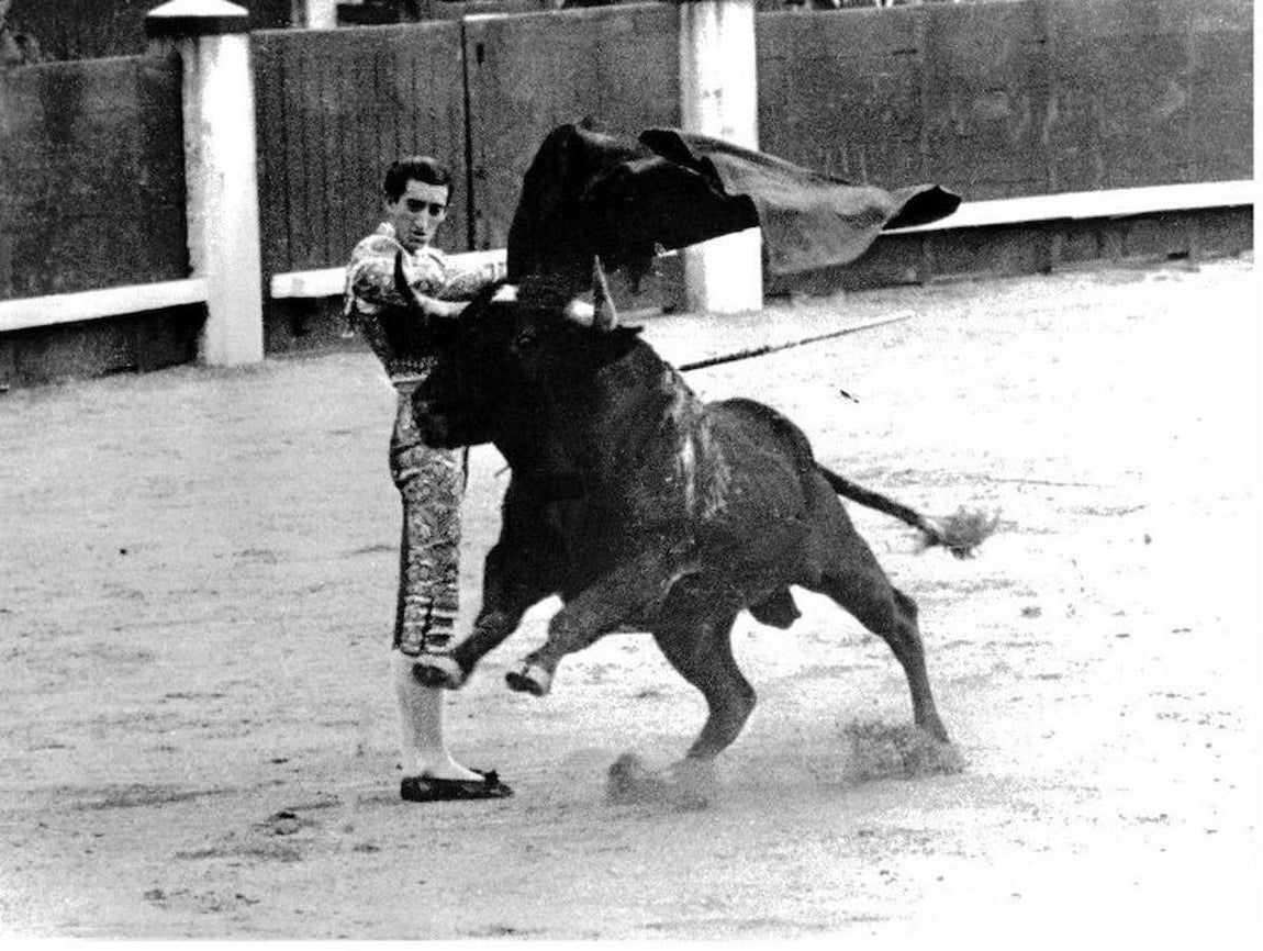 Manolete durante una corrida de toros. 