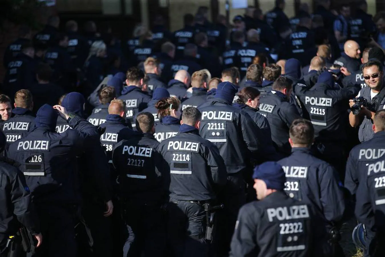 La Policía de Hamburgo ha pedido refuerzos «a nivel nacional» porque se ven desbordados.