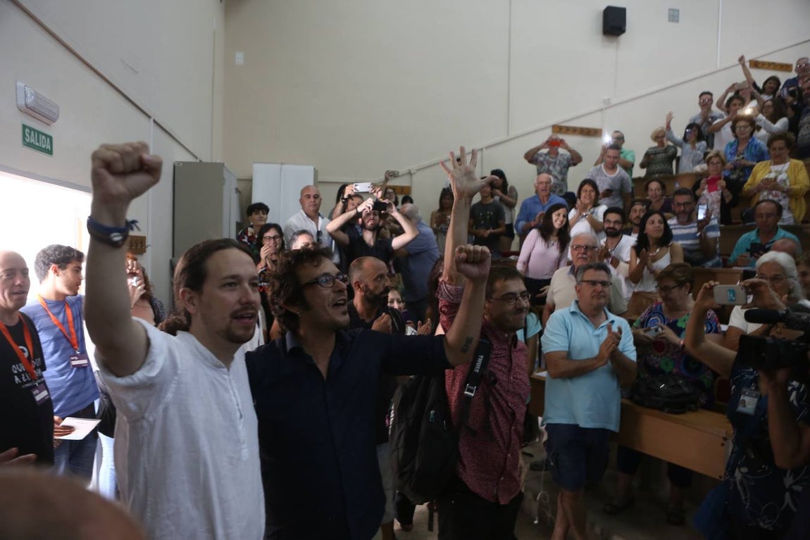 Las imágenes de la Universidad de verano de Podemos en Cádiz