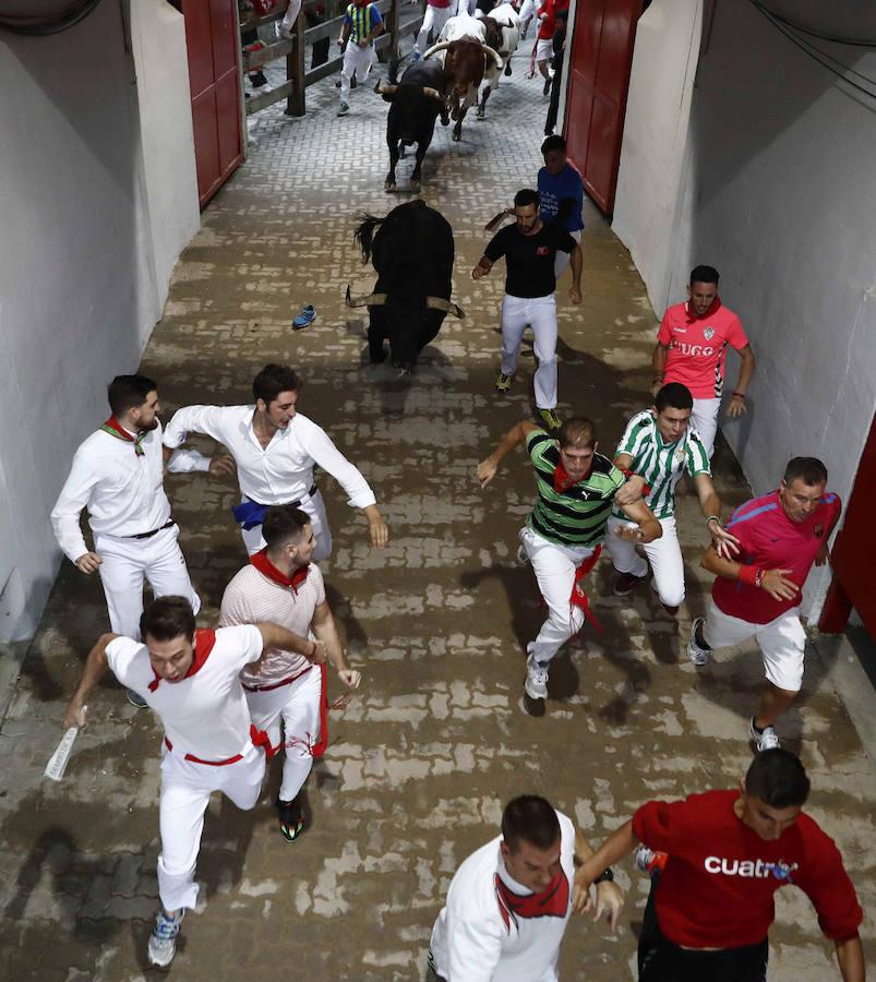 Imágenes del encierro de Sanfermines