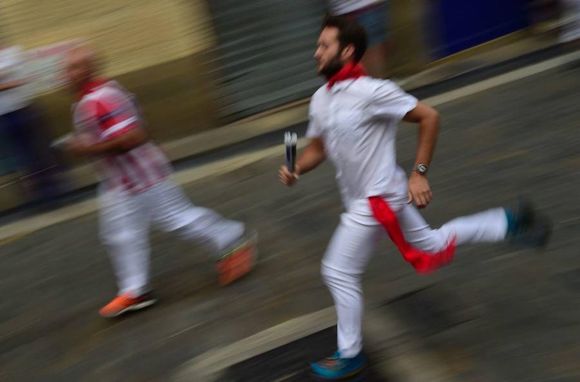 Las impresionantes imágenes del último encierro de Sanfermines 2017