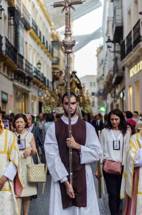 La procesión de la Virgen del Carmen del Santo Ángel, en imágenes