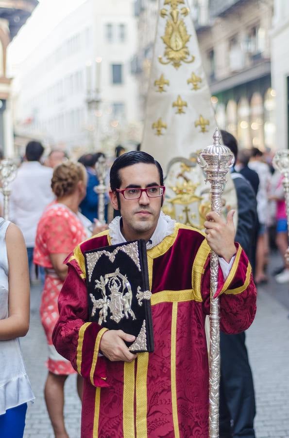 La procesión de la Virgen del Carmen del Santo Ángel, en imágenes