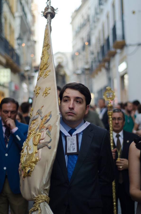 La procesión de la Virgen del Carmen del Santo Ángel, en imágenes