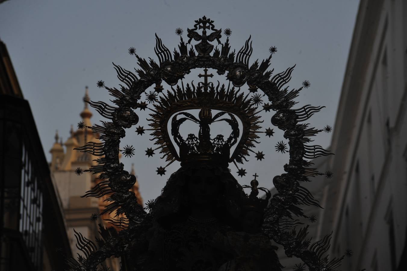 La procesión de la Virgen del Carmen del Santo Ángel, en imágenes