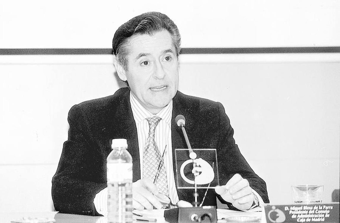 Miguel Blesa en una comparecencia. 