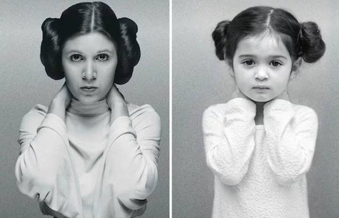 La actriz Carrie Fisher. 