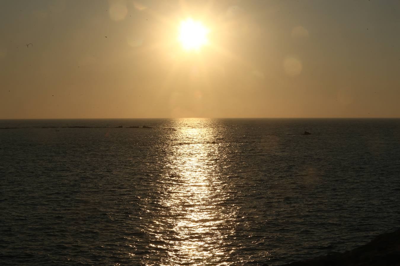 Puestas de sol en el castillo de Santa Catalina de Cádiz