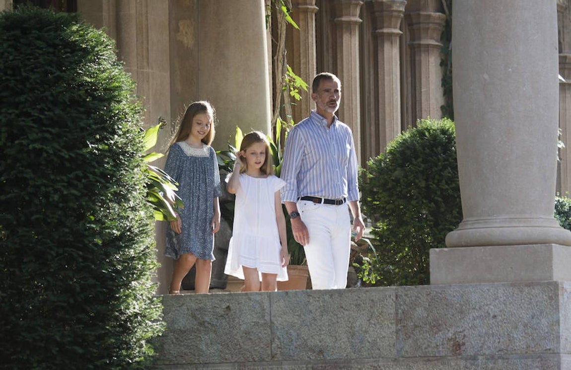 El posado veraniego de la Familia Real, en imágenes. 