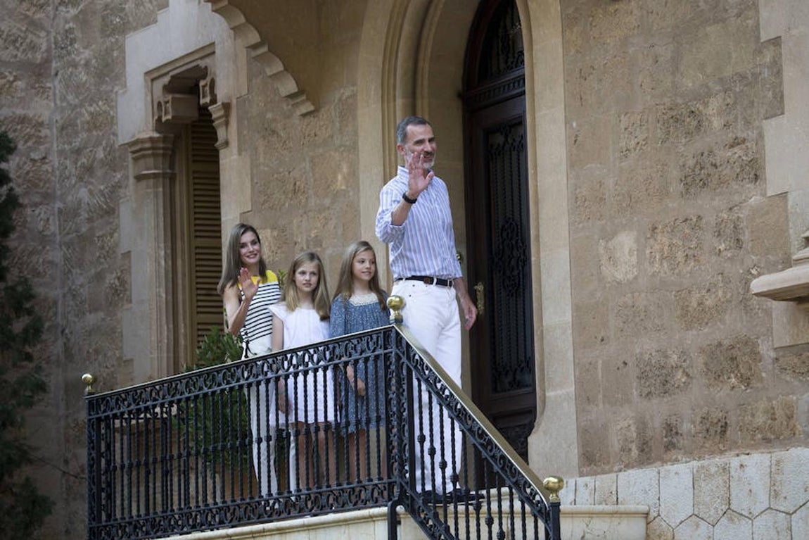 El posado veraniego de la Familia Real, en imágenes. 