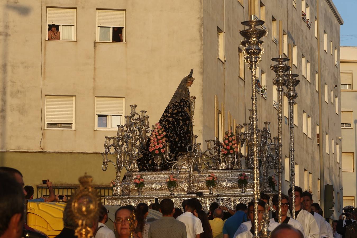 Procesión extraordinaria de la Virgen de la Soledad por el 425 aniversario de la hermandad