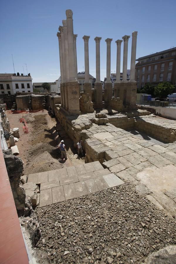 En imágenes, la restauración del Templo Romano de Córdoba