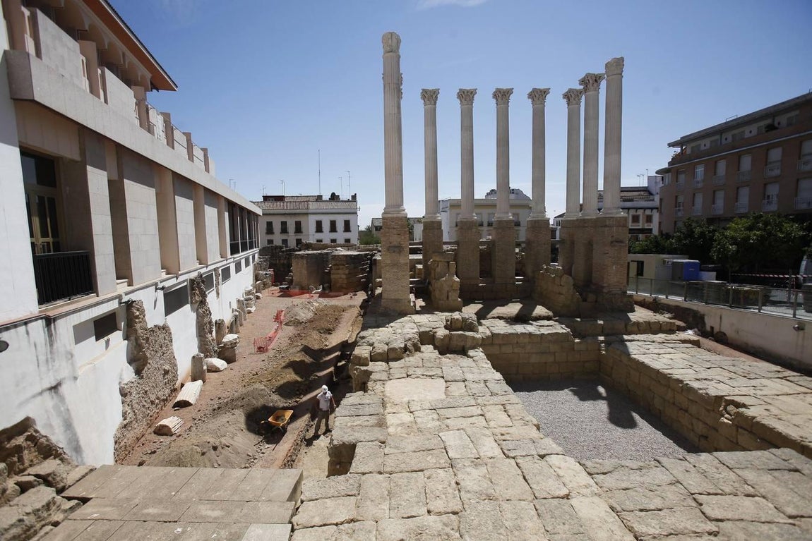 En imágenes, la restauración del Templo Romano de Córdoba
