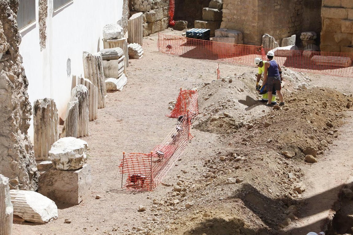 En imágenes, la restauración del Templo Romano de Córdoba