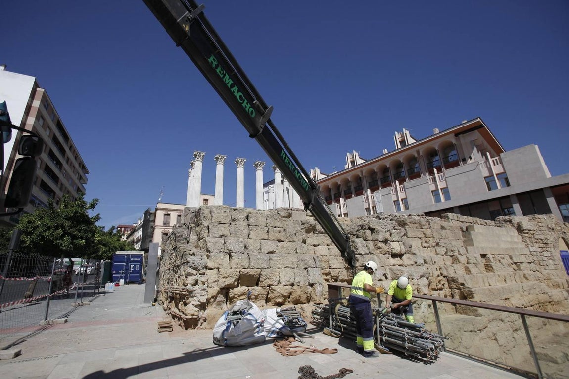 En imágenes, la restauración del Templo Romano de Córdoba