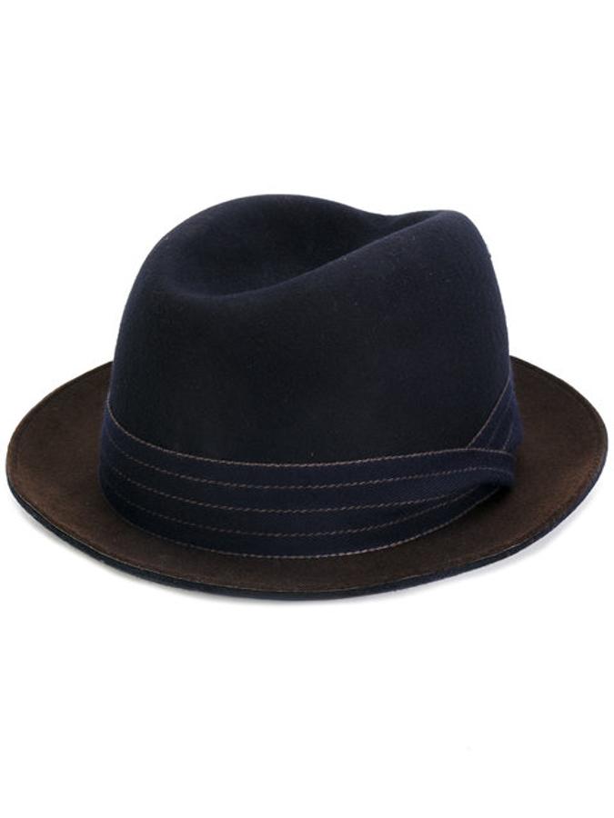 Sombrero de Giorgio Armani. Sombrero tipo borsalino (Precio: 260 euros)