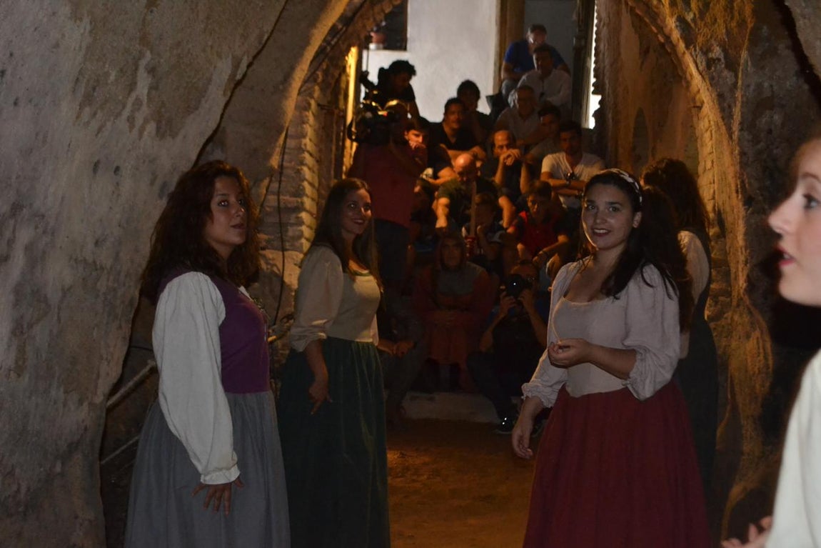 Teatro bajo tierra en La Puebla de Montalbán