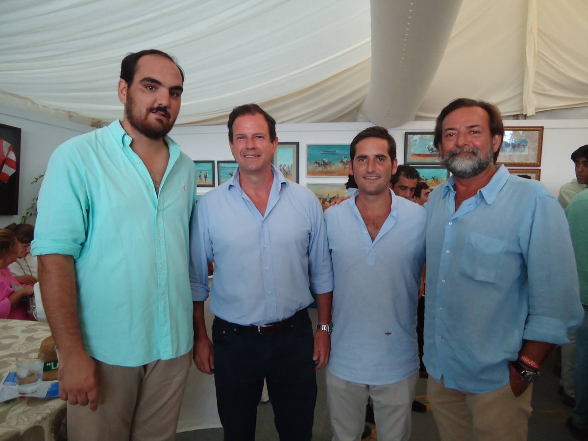 Edmundo Grant, Javier Garat, Álvaro Pérez y Miguel Cascajosa.