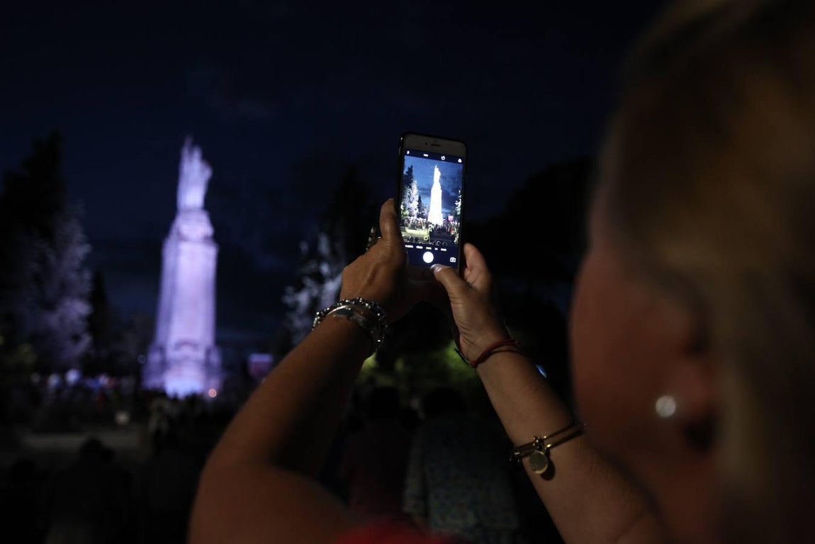 La nueva iluminación del Corazón de Jesús de las Ermitas de Córdoba, en imágenes