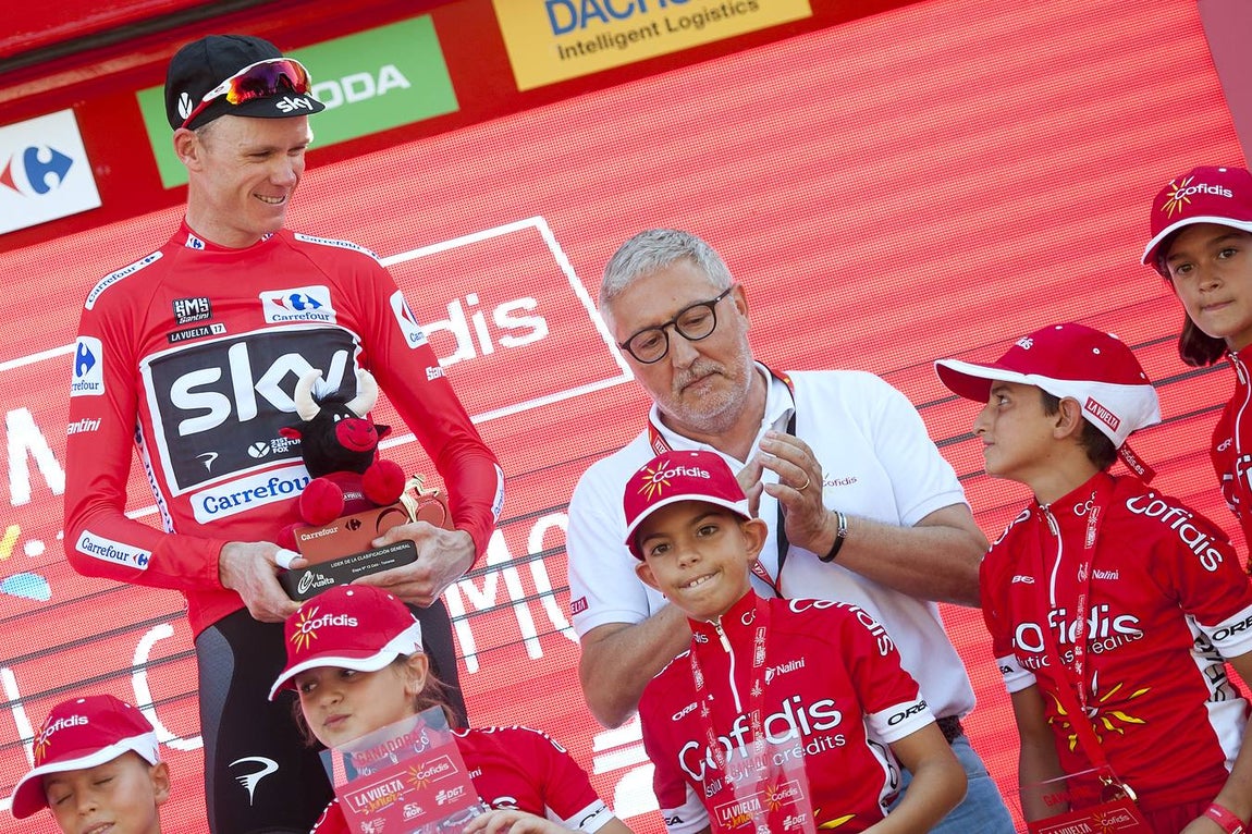 La llegada de la Vuelta Ciclista a España a Tomares, en imágenes
