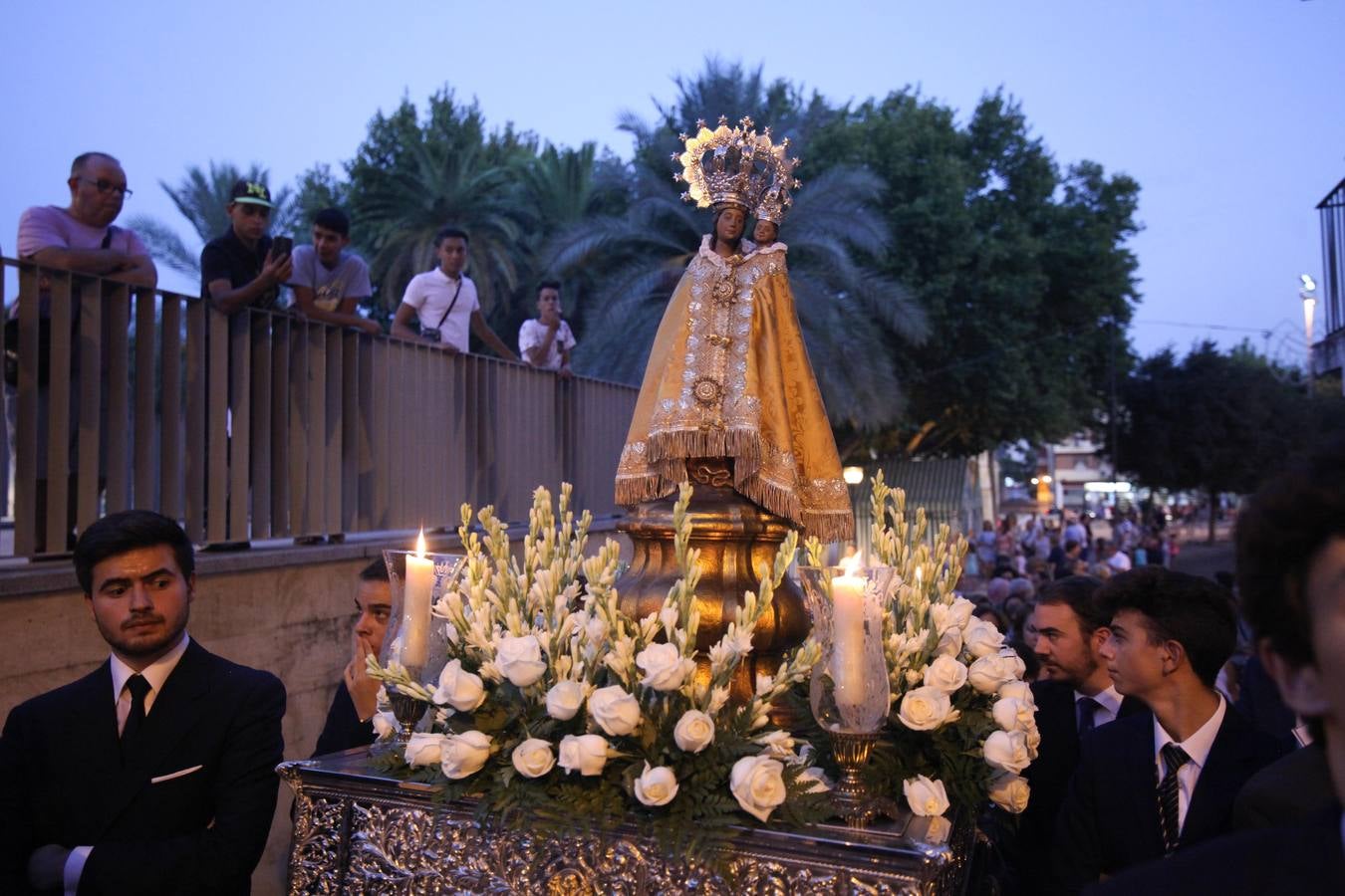 El traslado de la Virgen de la Fuensanta, en imágenes