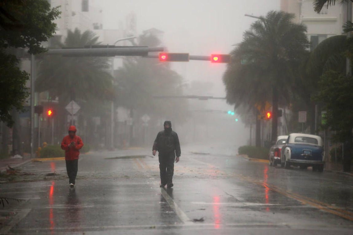 El huracán Irma, a su paso por Florida