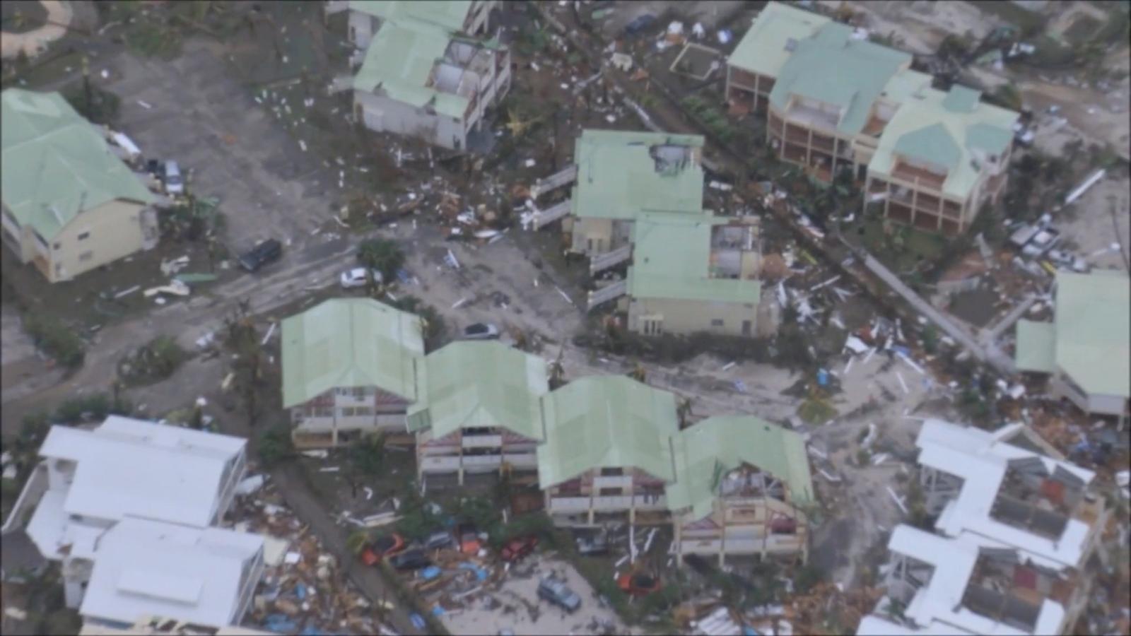 Imágenes del paso del huracán Irma por Florida y el Caribe