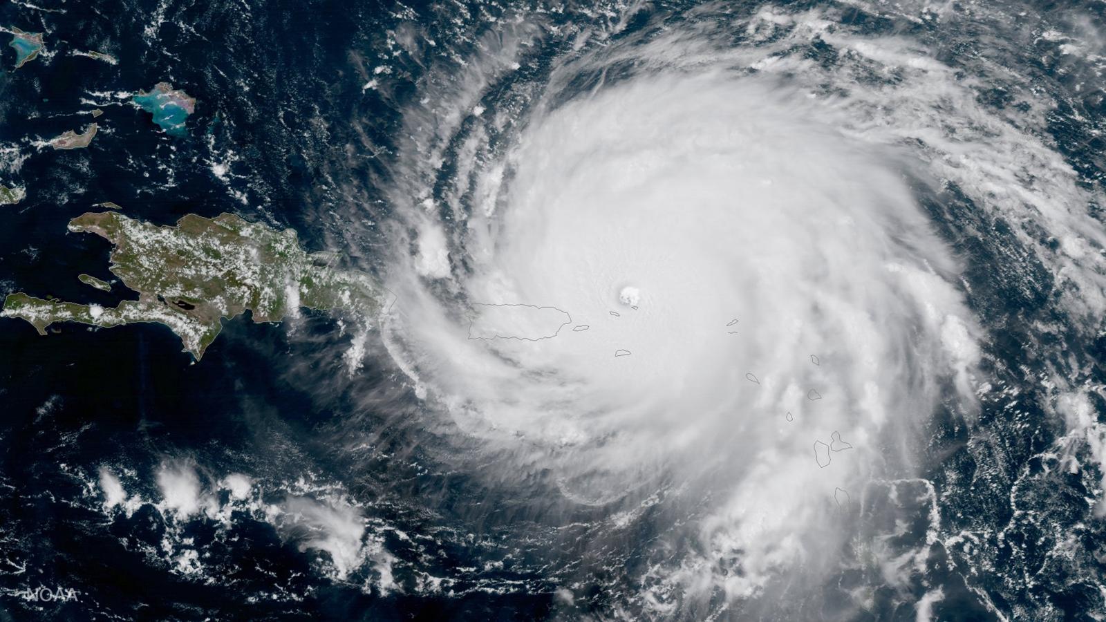 Imágenes del paso del huracán Irma por Florida y el Caribe