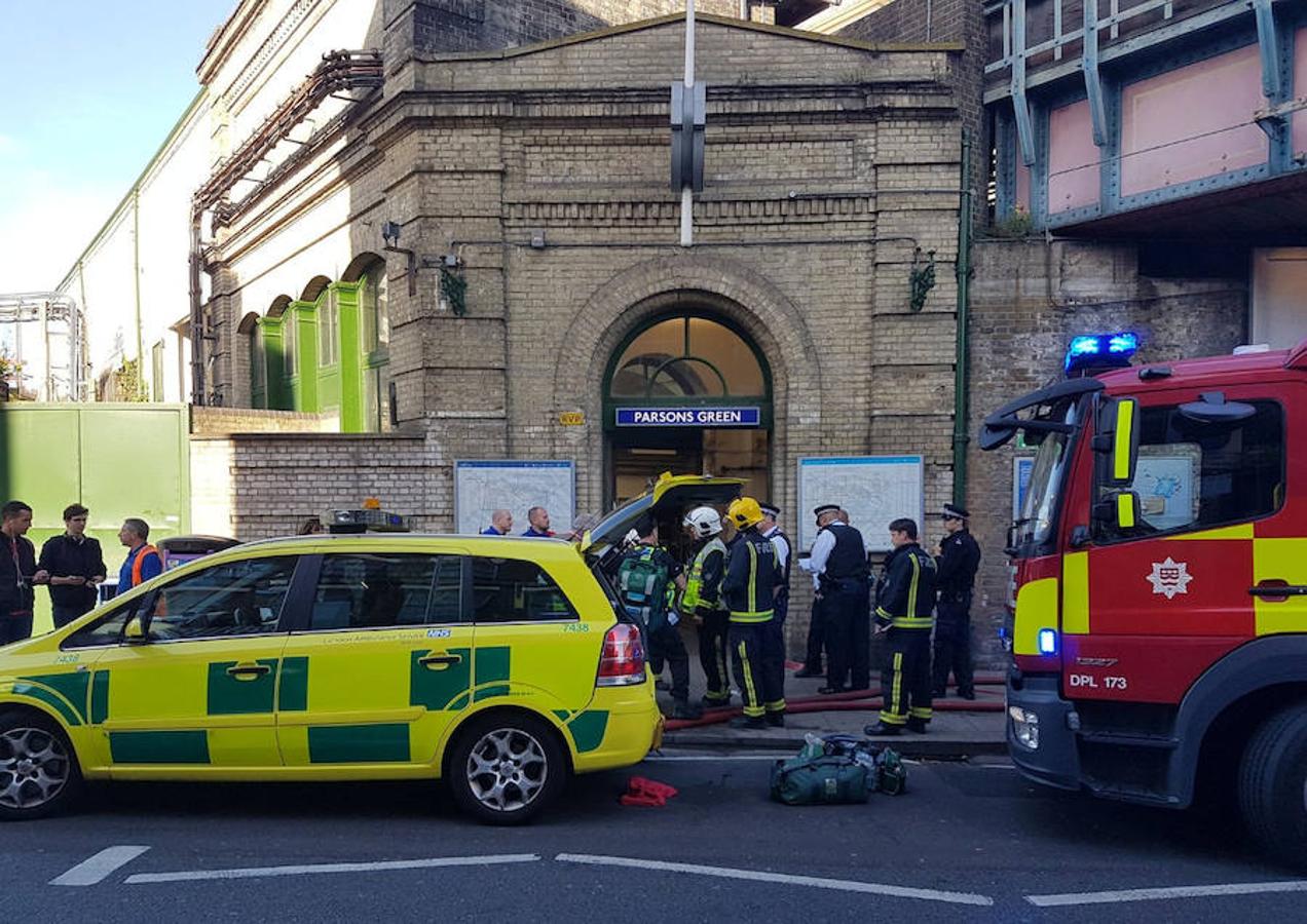 Explosión en el metro de Londres