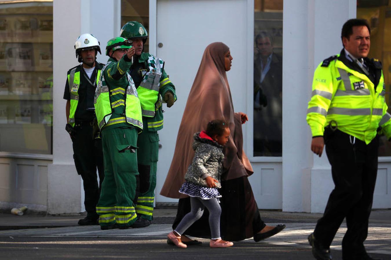 Explosión en el metro de Londres