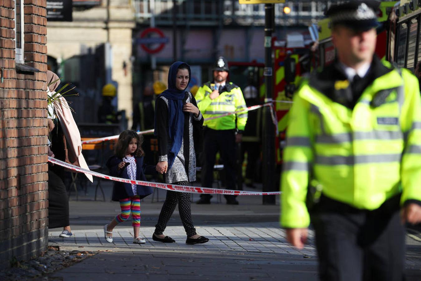 Explosión en el metro de Londres