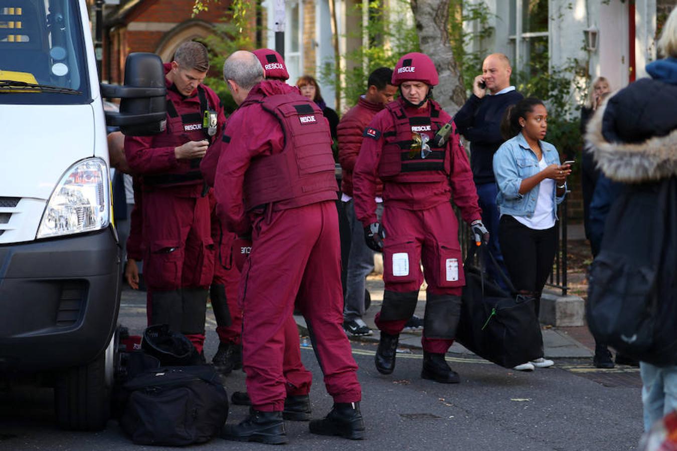 Explosión en el metro de Londres