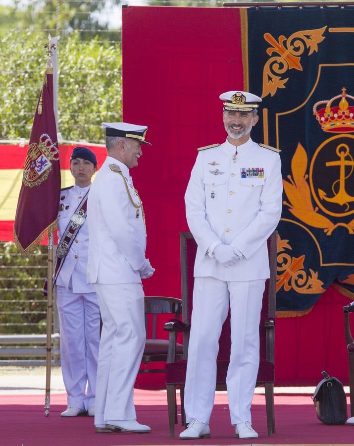 El Rey asiste a los actos del centenario de la Aviación Naval