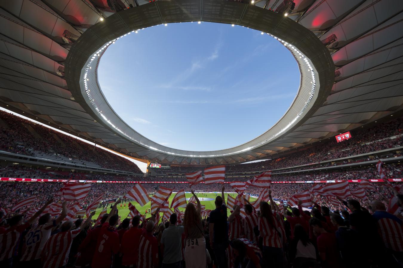 La inauguración del Wanda Metropolitano, en imágenes