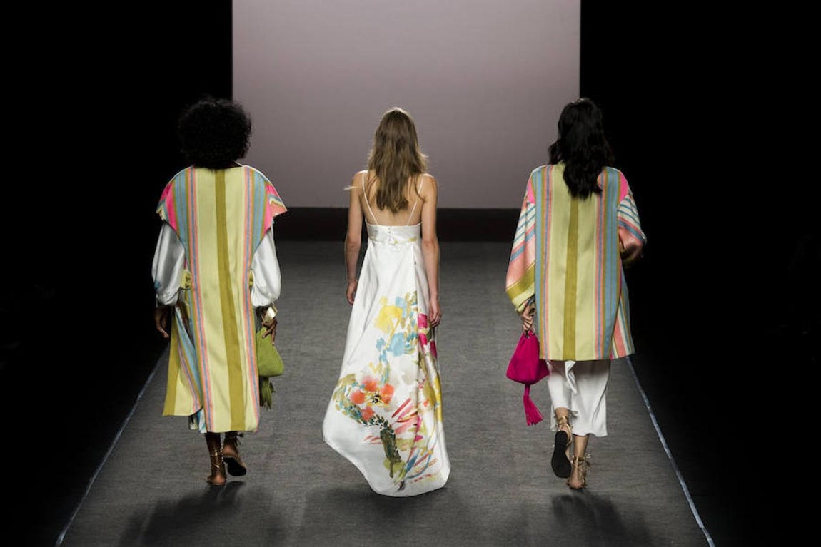 Desfile de Marcos Luengo en la Mercedes Benz Fashion Week Madrid donde ha presentado su colección primavera/verano 2018. De San Bernardo / Ángel de Antonio