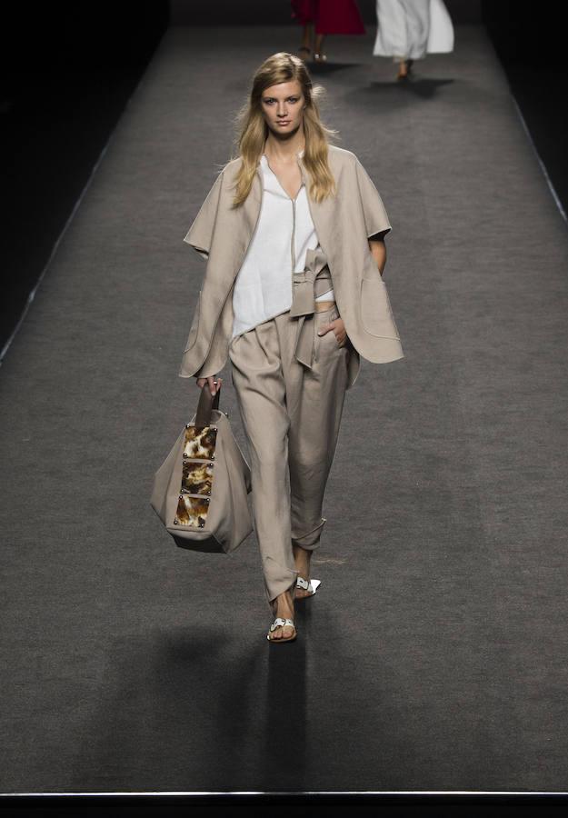 Desfile de Marcos Luengo en la Mercedes Benz Fashion Week Madrid donde ha presentado su colección primavera/verano 2018. De San Bernardo / Ángel de Antonio