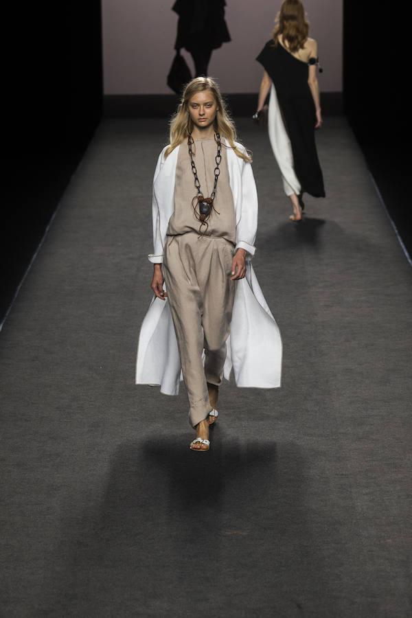 Desfile de Marcos Luengo en la Mercedes Benz Fashion Week Madrid donde ha presentado su colección primavera/verano 2018. De San Bernardo / Ángel de Antonio