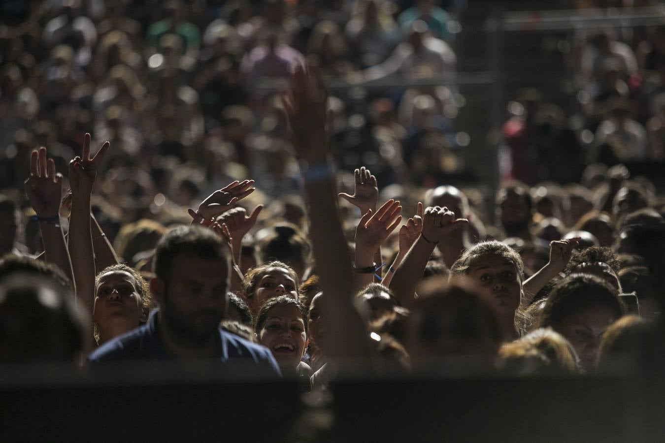 Crónica gráfica del concierto de David Bisbal en el Estadio de la Cartuja