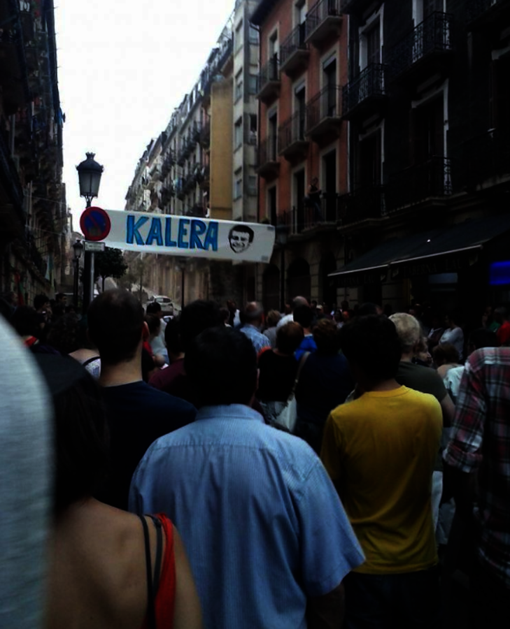 En imágenes: así fueron las manifestaciones proetarras de País Vasco y Navarra