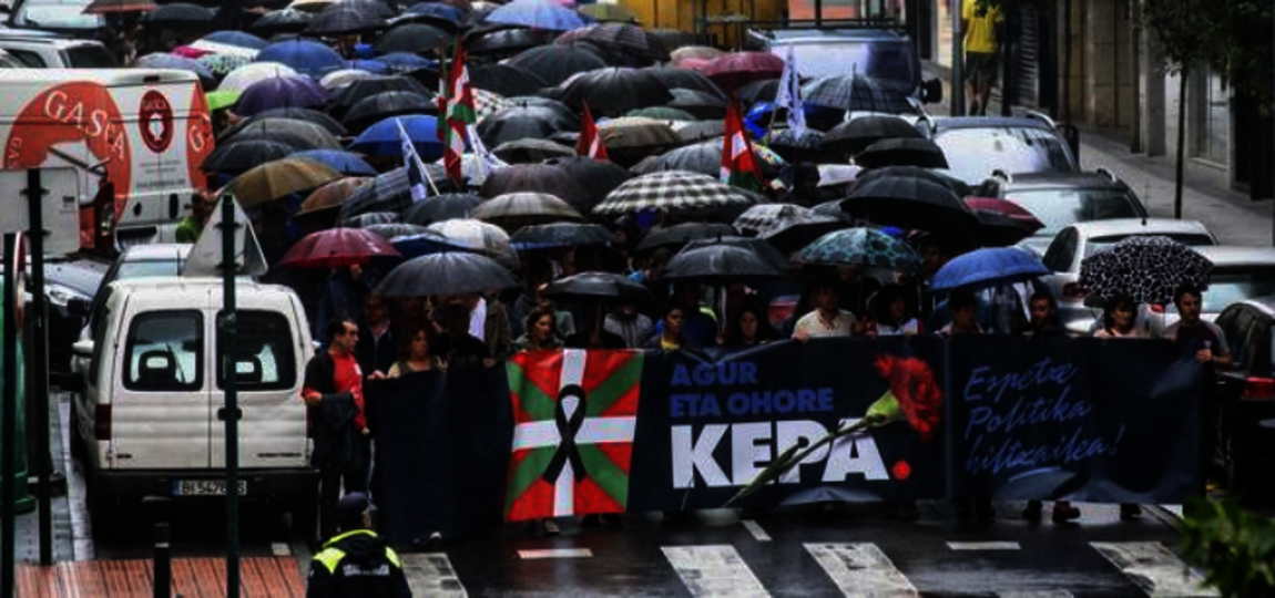 En imágenes: así fueron las manifestaciones proetarras de País Vasco y Navarra