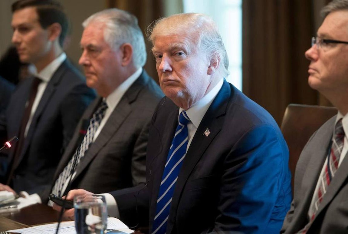 Rajoy y Trump, juntos por primera vez en Washington. 