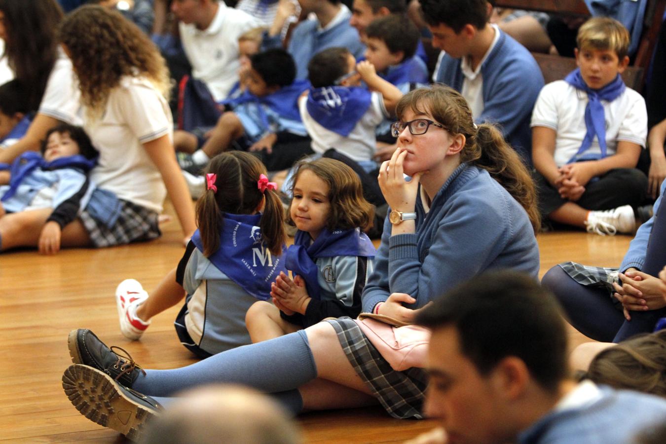 La peregrinación del colegio Tavera, en imágenes