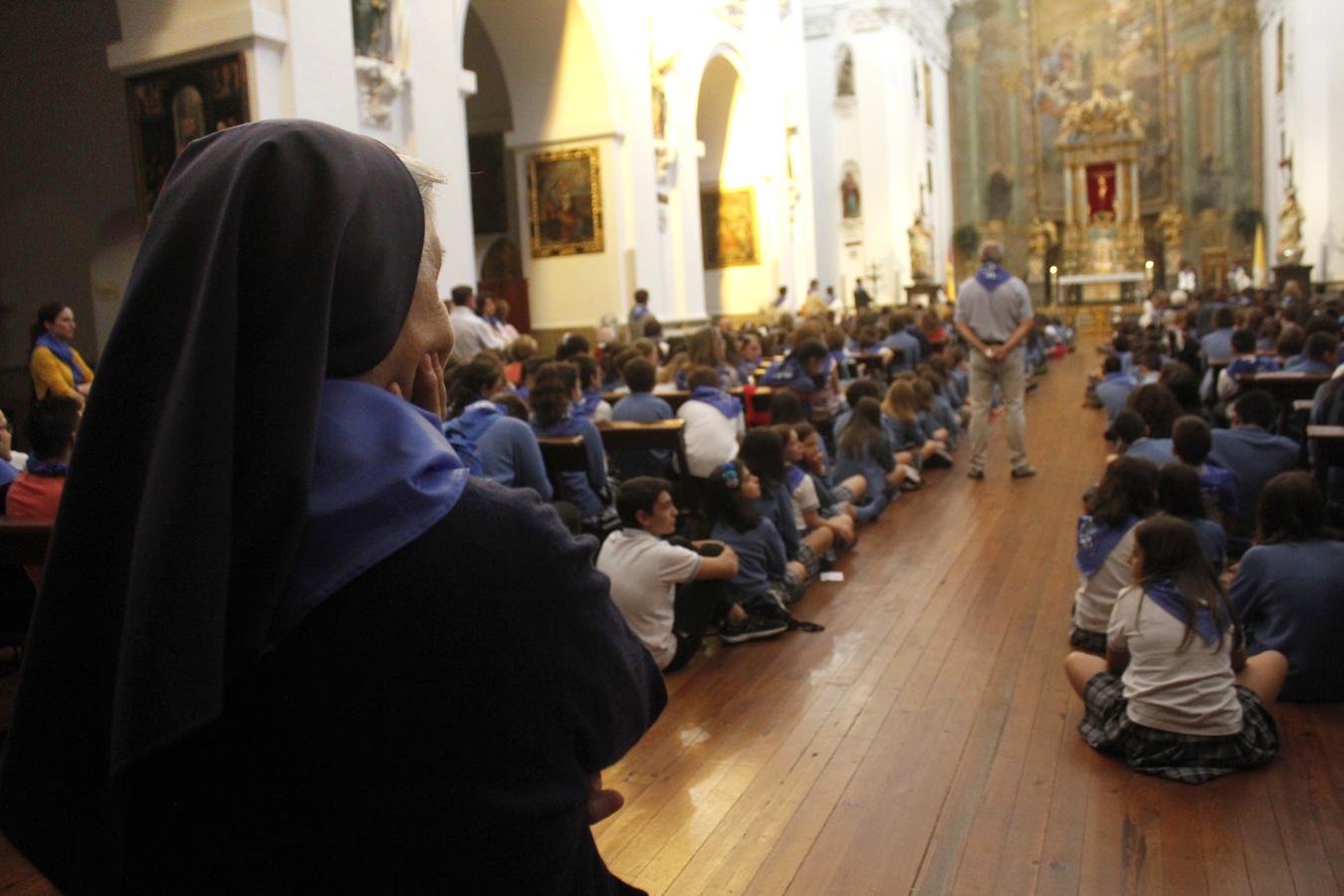 La peregrinación del colegio Tavera, en imágenes