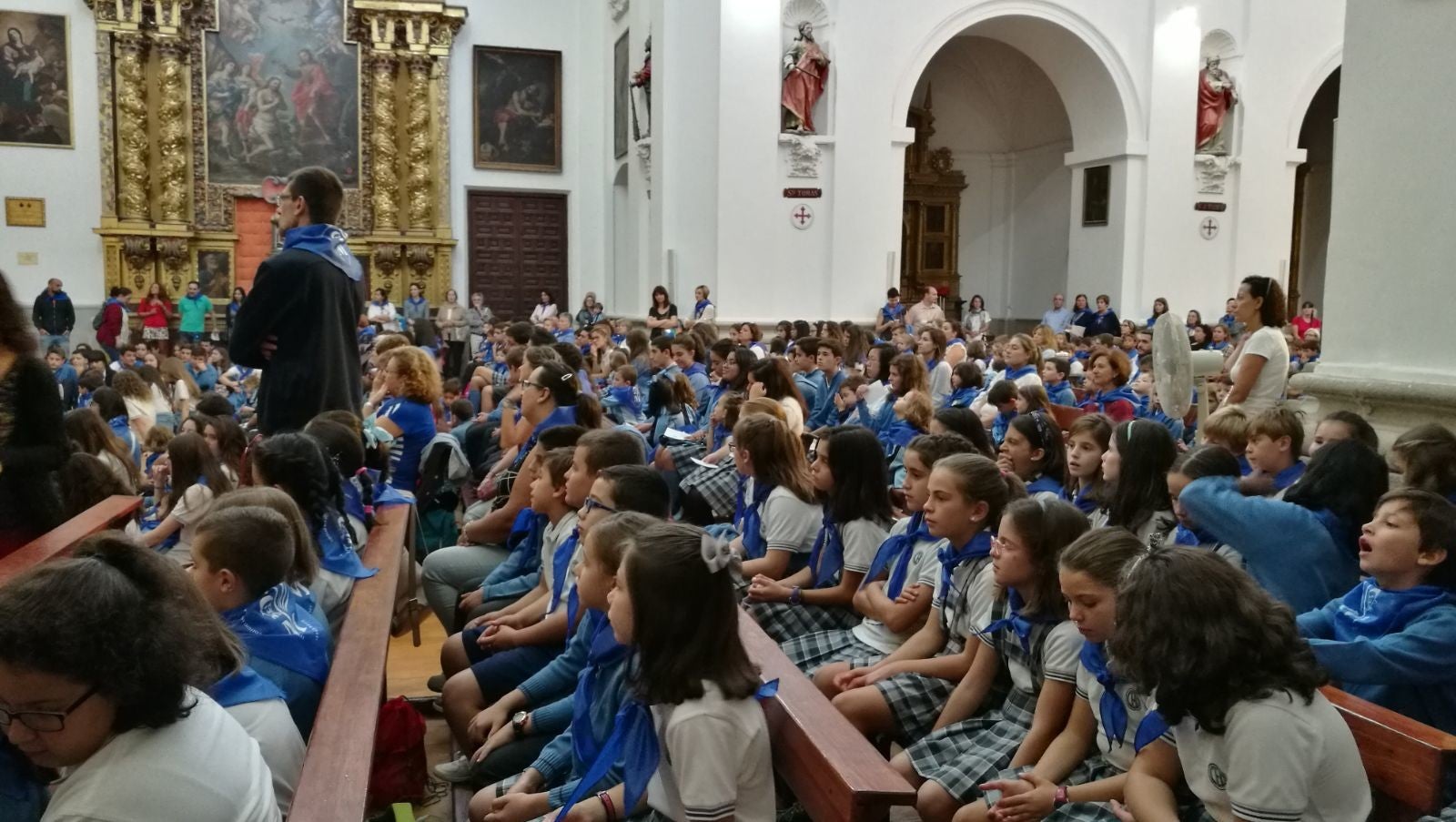 La peregrinación del colegio Tavera, en imágenes