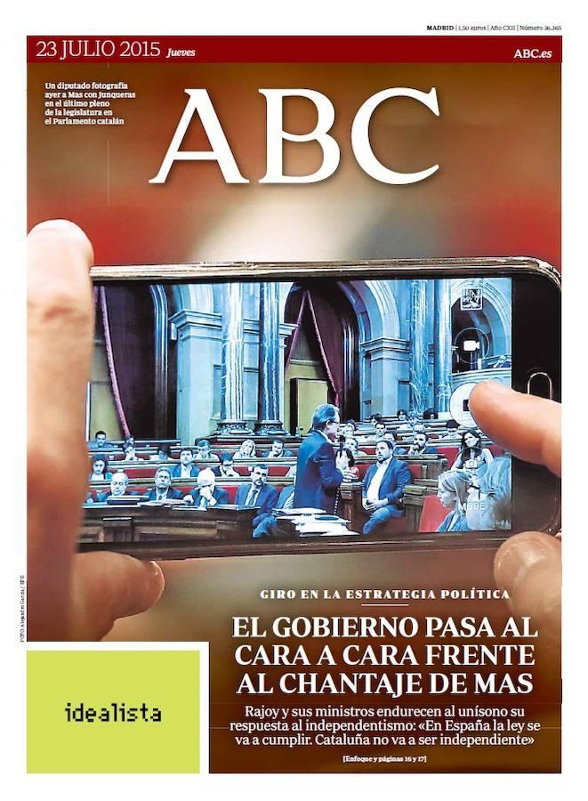 Tras la consulta del 9-N, el Gobierno endureció su discurso para responder al independentismo. 