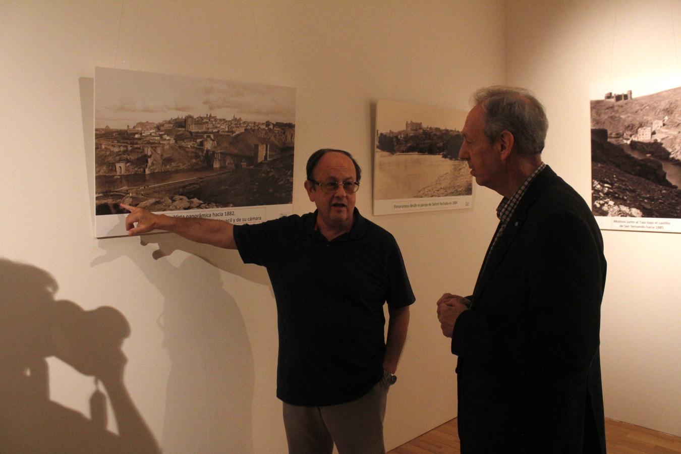 Rafael del Cerro con el vicealcalde de Toledo. 