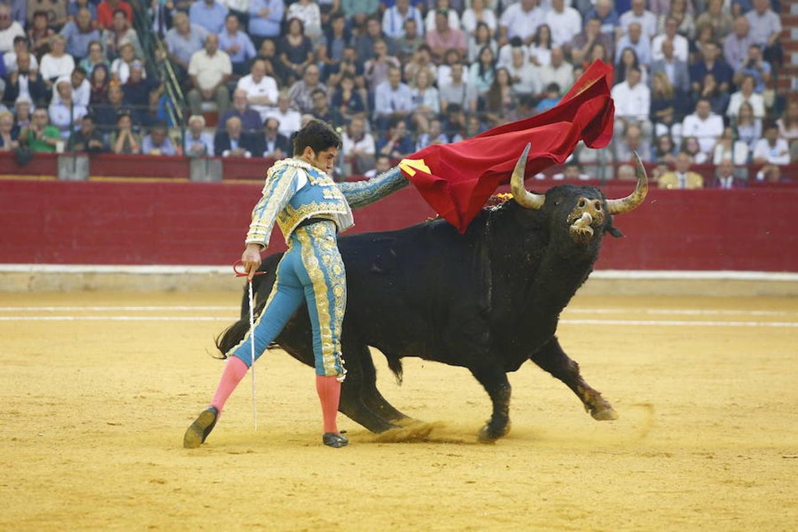 Cornada a Cayetano en Zaragoza: Imágenes del triunfo y la sangre del diestro